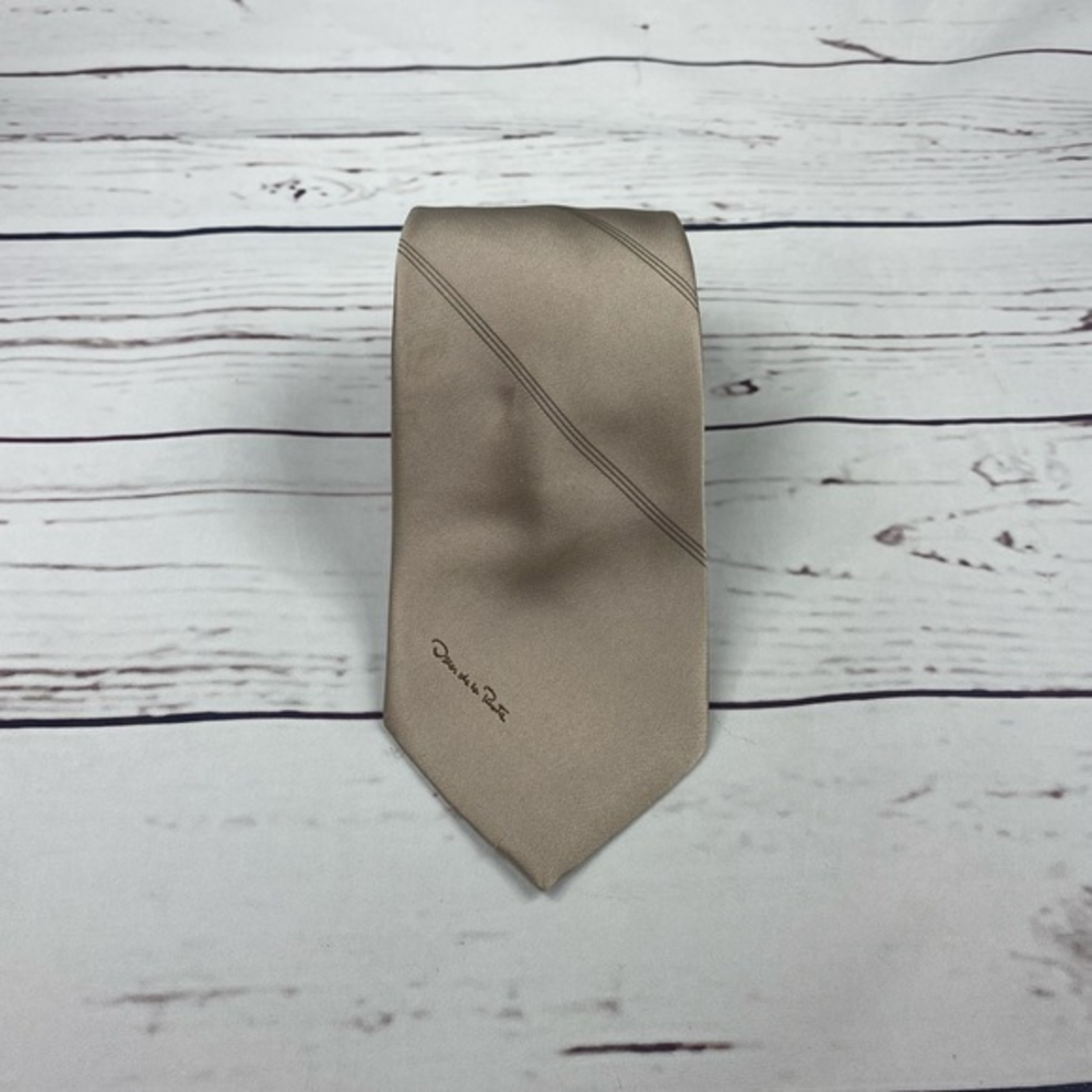 Oscar De La Renta Tan Mens Tie‎